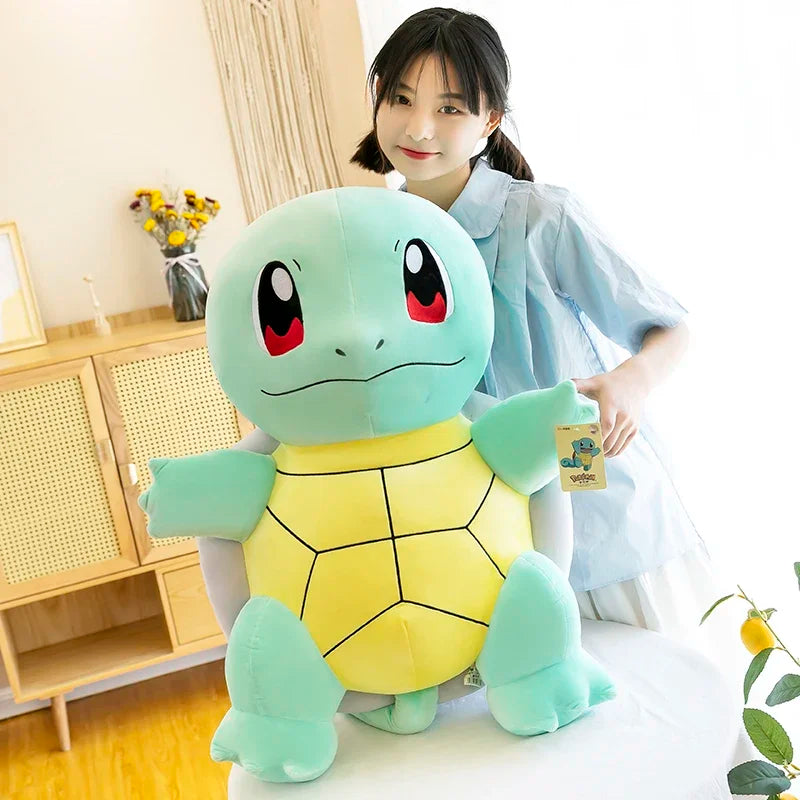 45cm Squirtle Plush Doll Big Size Pokemon Plush Toys Kawaii Stuffed Toys Cute Turtle Pillow Christmas Gift Toys for Boys Girls