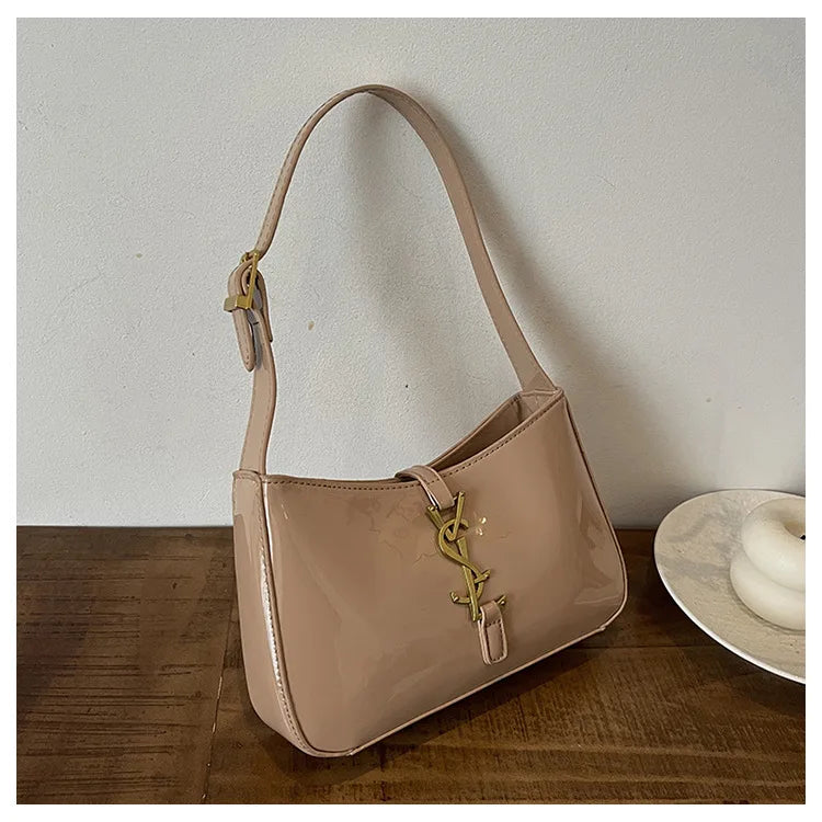 2025 Y2K Underarm Bag for Women, Luxe Boho Shoulder Purse w/Detachable Strap Anti-Theft Lightweight Commuter