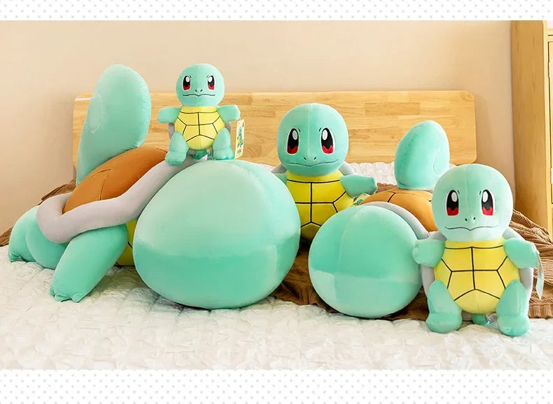 45cm Squirtle Plush Doll Big Size Pokemon Plush Toys Kawaii Stuffed Toys Cute Turtle Pillow Christmas Gift Toys for Boys Girls