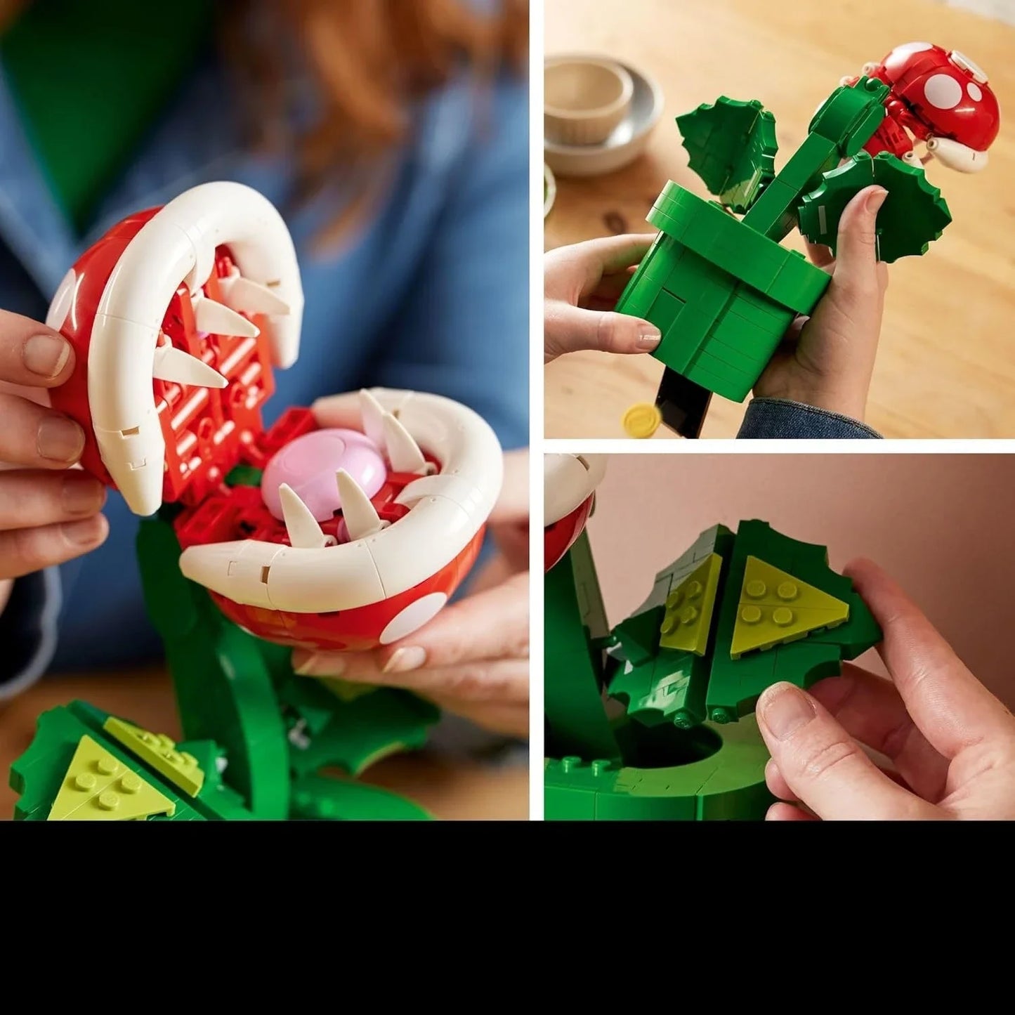 MINISO~Cannibal Flower Building Blocks Desktop Decoration Bricks Set Toys ~540 Pcs~Birthday Gift for Adults Christmas Gift