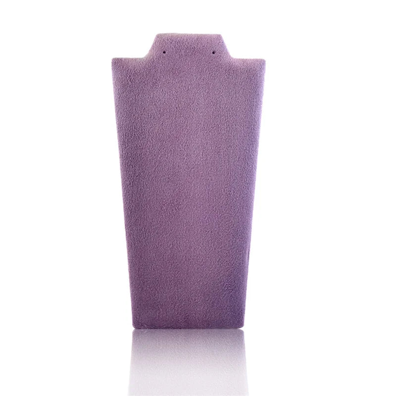 Wooden Necklace Stand White Pu Jewelry Pendant Display Holder Organizer Storage Easel Shelf Rack 3 Color 12.5*22.5Cm