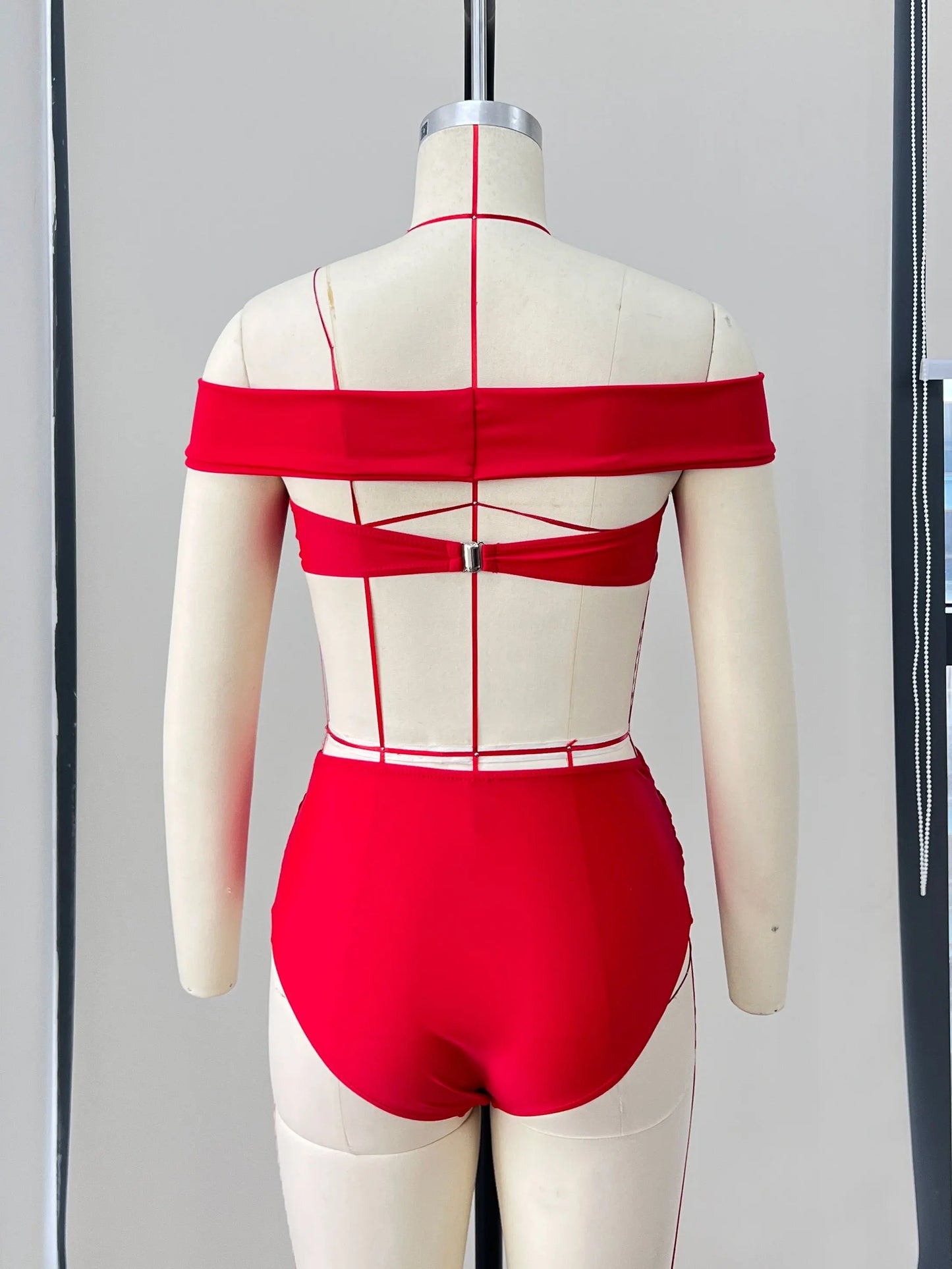 2024 New Sexy Bikini Set Printed Diamond Brazilian Biquini Women Swimwear Skirt Bathing Suit Girls Summer Beachwear Dress
