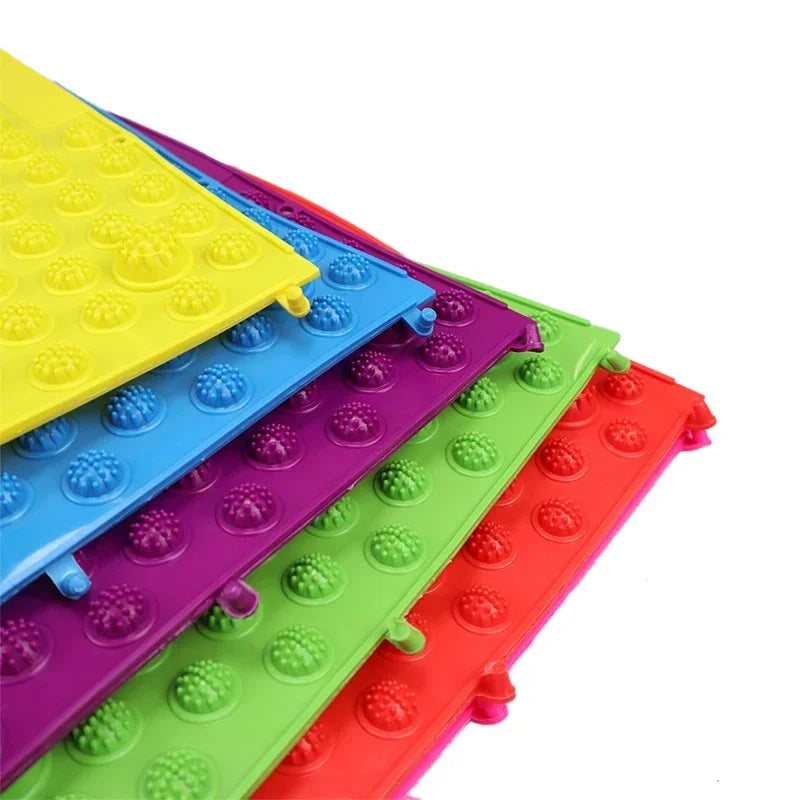 Acupressure Mat Foot Massage Pad Pain Stress Relief Reflexology Foot Massage Pad Toe Pressure Blood Foot Massager Acupressure