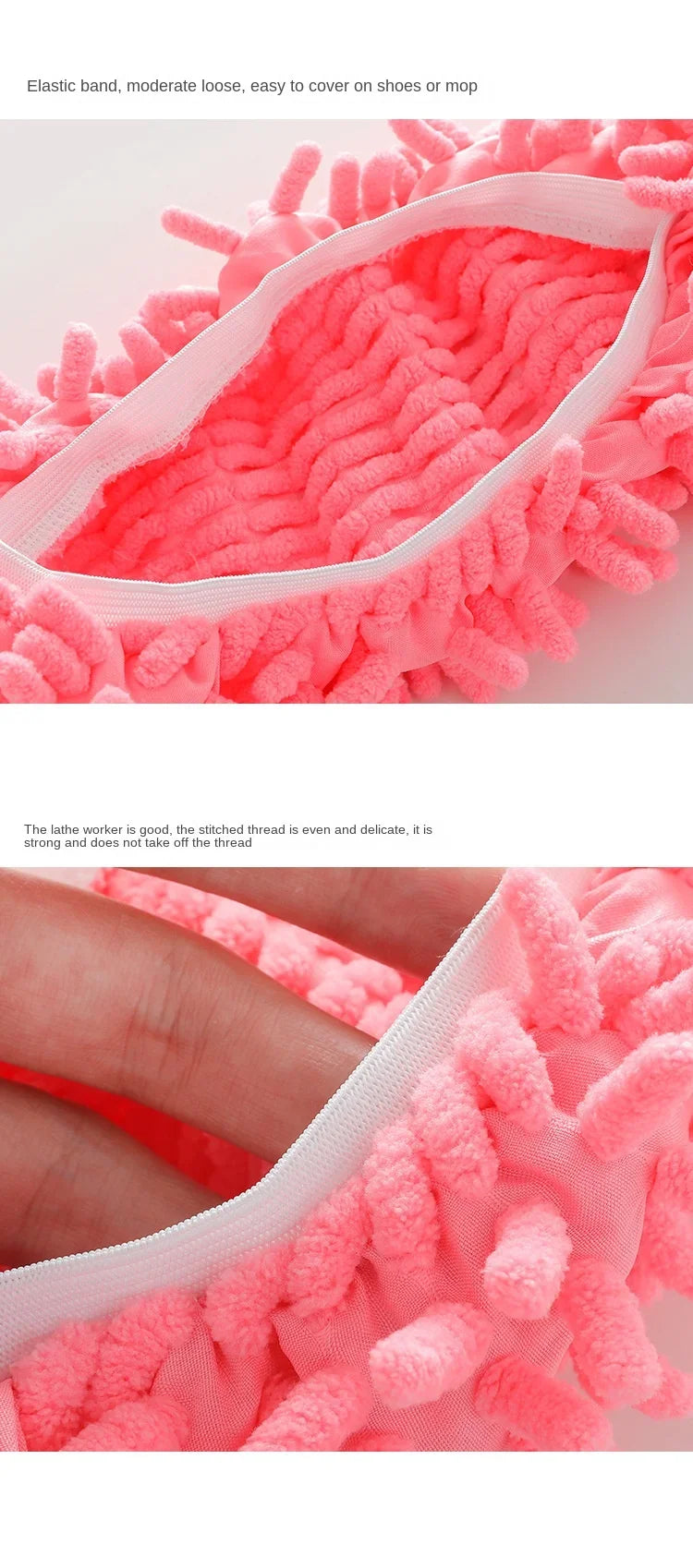 1PCS Floor Dust Cleaning Slippers Shoes Cleaning Cloth Lazy Mopping Shoes Home Floor Cleaning Microfiber Cloth  Shoes