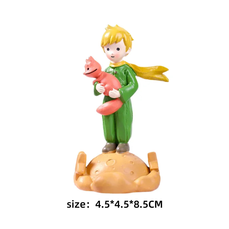 Home Decoration DIY Resin Crafts Little Prince Home Desk Small Ornaments Children's Birthday Christmas Gift Ornaments Decoration