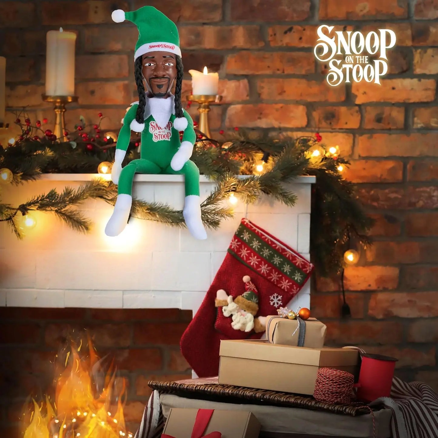 Snoop Dogg Snoop on The Stoop 2025 Christmas Elf, Shelf Decor 12”  Christmas Doll Collectible Figurine Christmas Gift