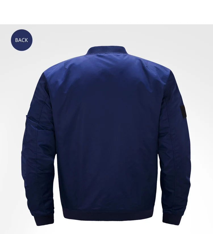 US Big Size Jacket Men Autumn Winter Padded Parka Thick Zipper Coat Fashion Mens Outwear Warm Male Overcoat Waterproof Plus Size