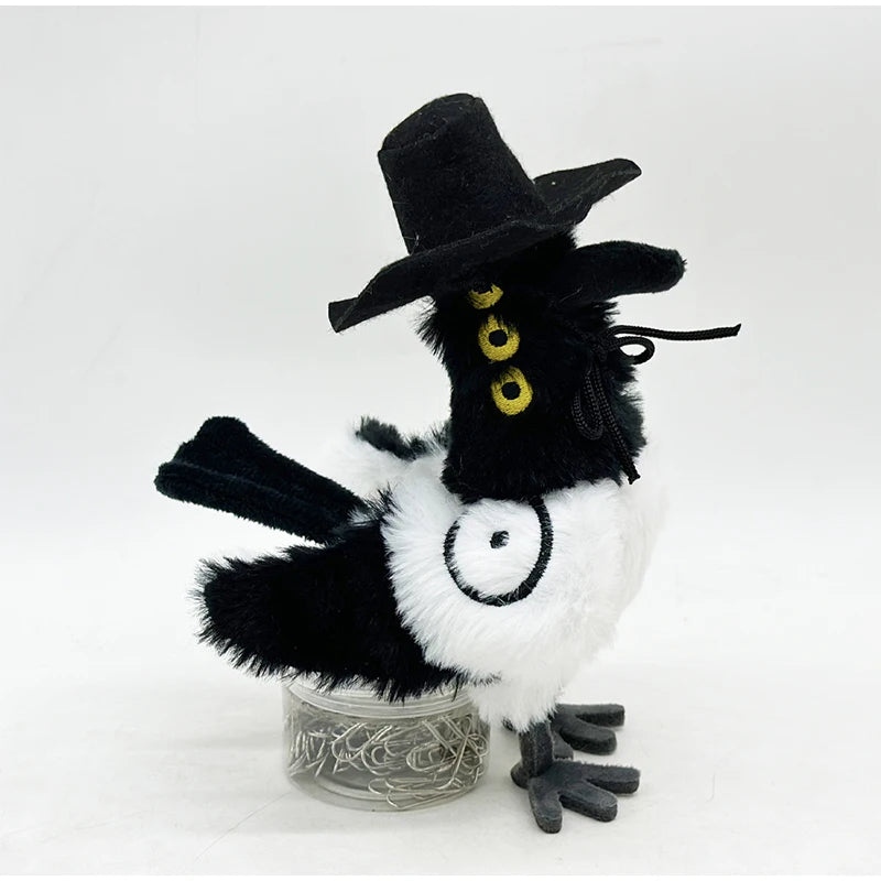 Kpop Demon Hunters Anime Movie Plush Tiger Crow Cosplay Props Mascot Halloween Cosplay Accessories Christmas Birthday Gifts