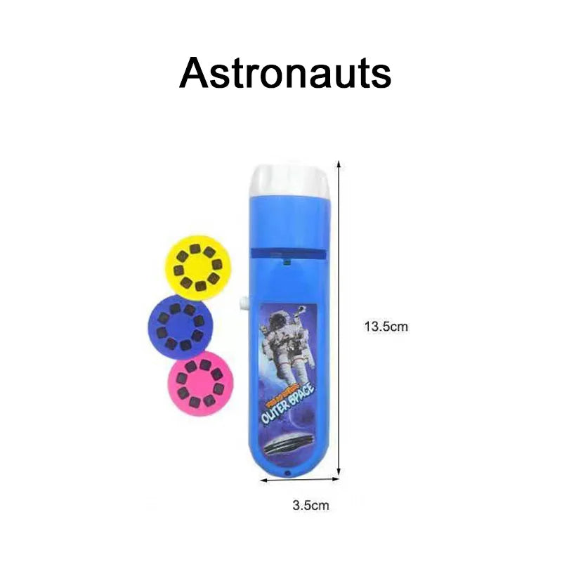 Children Fun Projector Light Flashlight Puzzle Early Education Projection Light for Kids Baby Bedtime Toy Christmas Gift TMZ