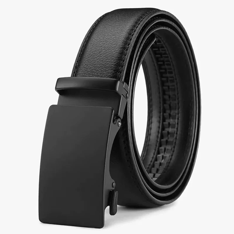 Fashion Business Men's Belt Genuine Luxury Brand Belt Metal Buckle Belt High-Quality PU Leather Soft Belt With Cargo Pants Jeans