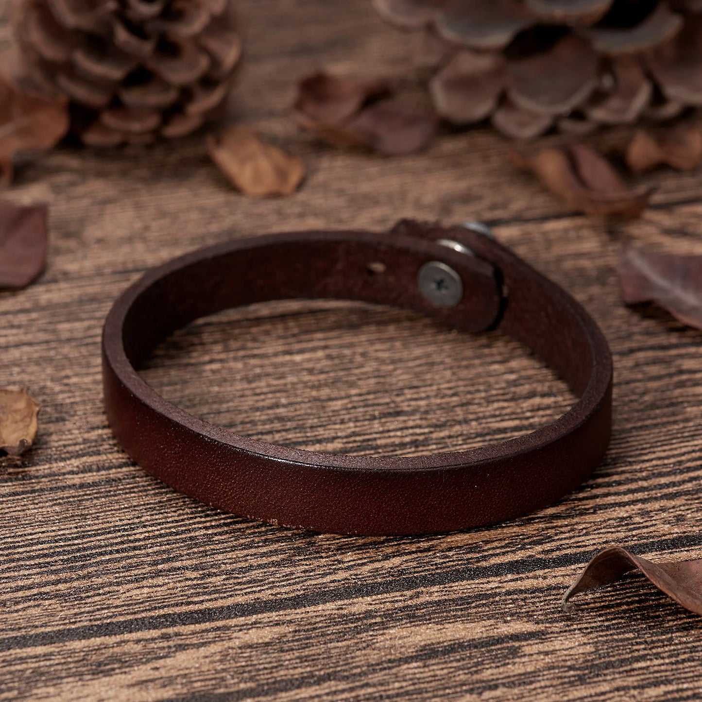 Punk Men's Leather Black Star Bracelet Star Weave Cuff Bangle Wristband Jewelry Party Fashion Gift 1pc