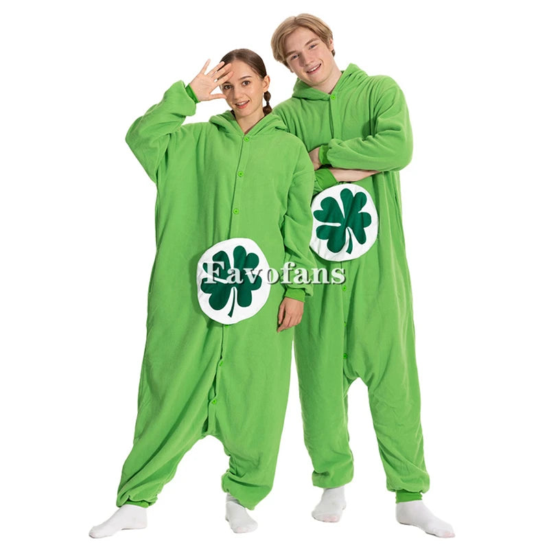 Favofans Animal Kigurumi Adults Women Bear Onesies Pajamas Halloween Costumes Cosplay Jumpsuit Christmas Gift