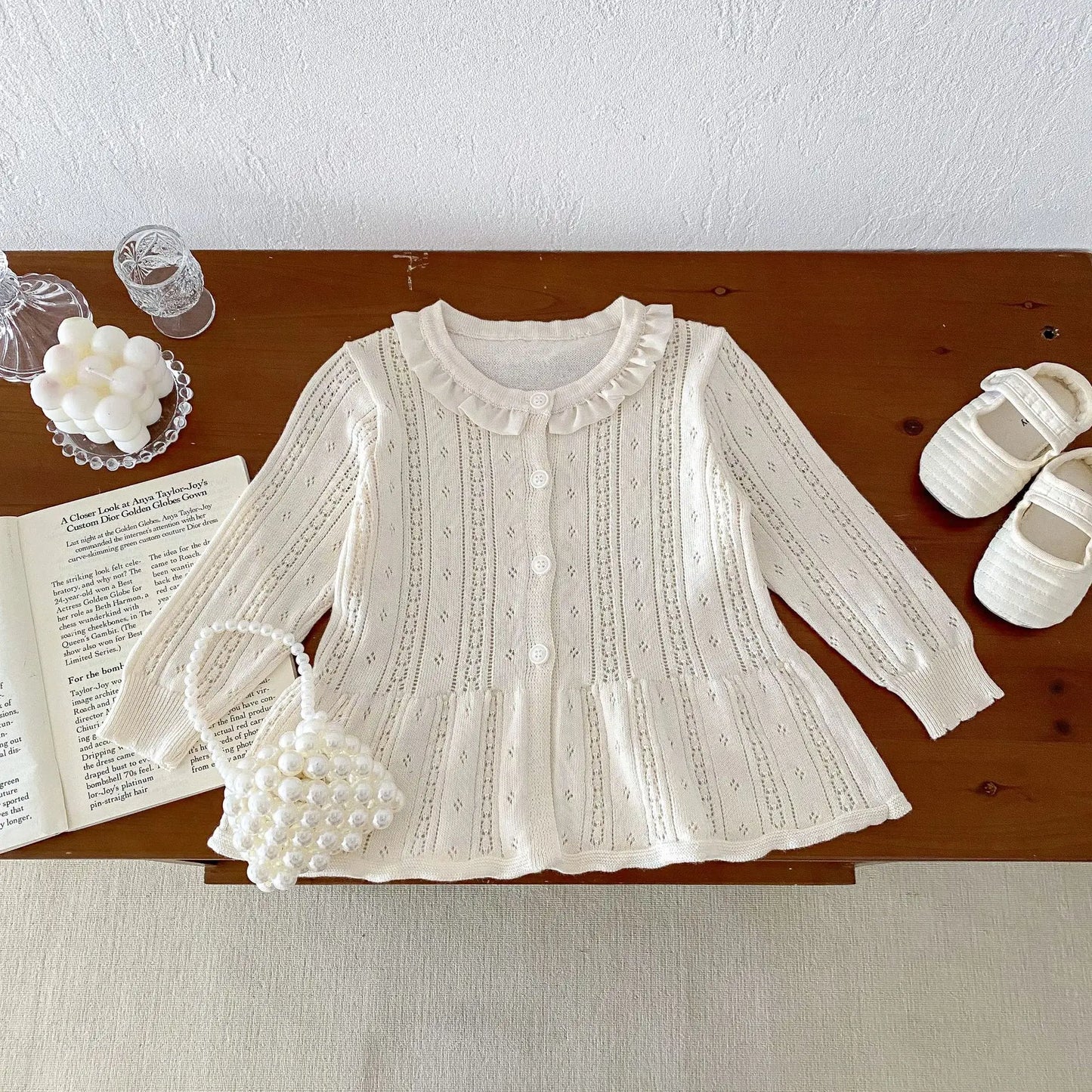 Summer Newborn Infant Baby girls knit Sun protection clothing Air-conditioned clothing coat Kids Fashion Baby Clothing