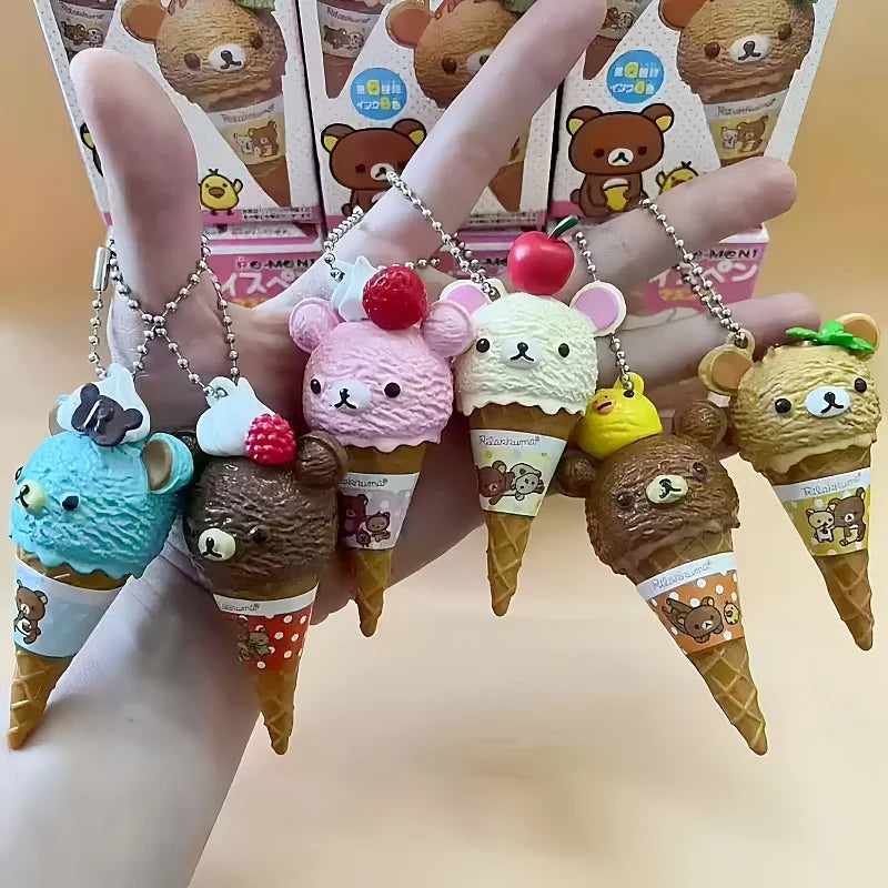 New Rement Easy Bear Ice Cream Ice Cream Blind Box Food Play Diy Cake Gift Pendant Pendant Children'S Birthday Christmas Gift