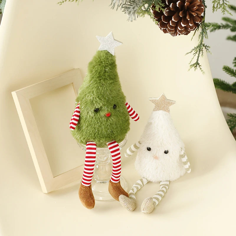 Christmas Decoration mini Christmas Tree Doll Christmas Gift Hotel Mall Window Decoration Christmas Plush Ornaments for XMAS