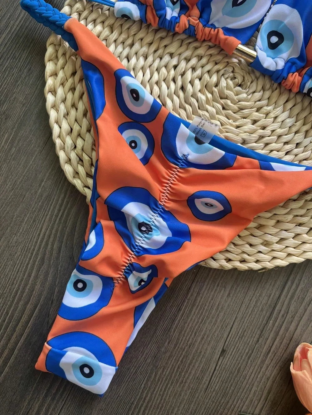 RUOTONSEPT 2025 New Sexy Women's Swimsuit Print Bandage Bikinis Set Two-piece Triangle Swimwear Bathing Suit Brazilian Biquinis