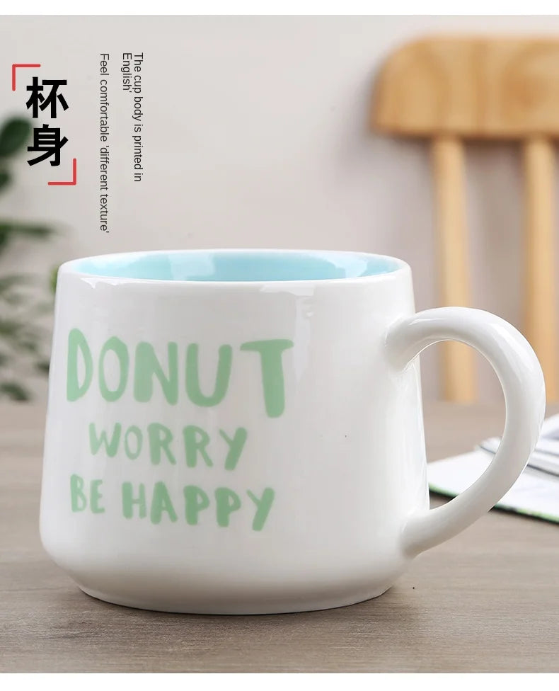 Cute Cartoon Coffee Figurine Mugs with Animal Inside, Ceramic 3D, Uincorn, Love Novelty Cup, Christmas Gift for Friends, Kids