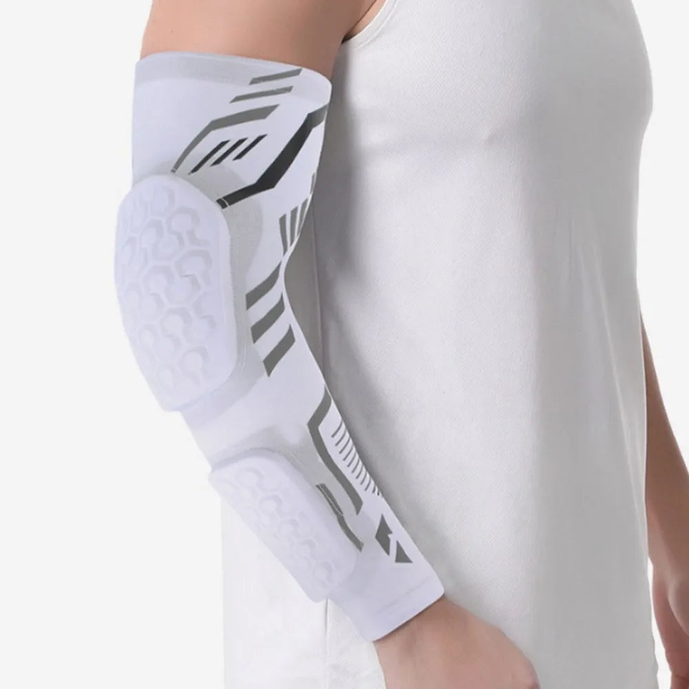 Separate Elbow Pads Honeycomb Dual Anti-Collision Elbow Brace Guard Compression Support Protective Arm Sleeve Protector