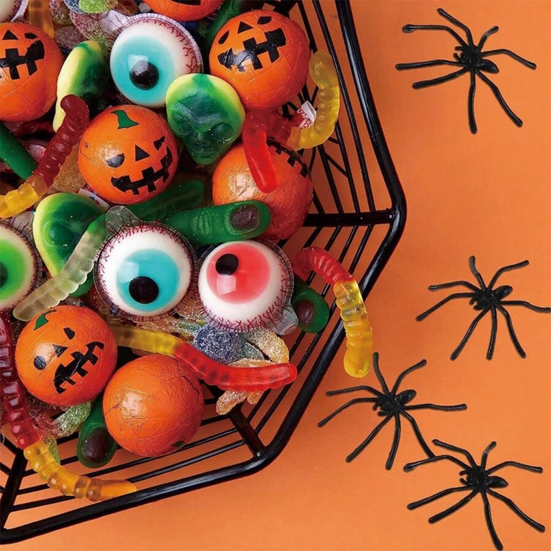 Halloween Cobweb Candy Bowl Set Halloween Theme Party Decoration Kids Favors Pumpkin Ghost Basket Trick or Treat Party Supplies