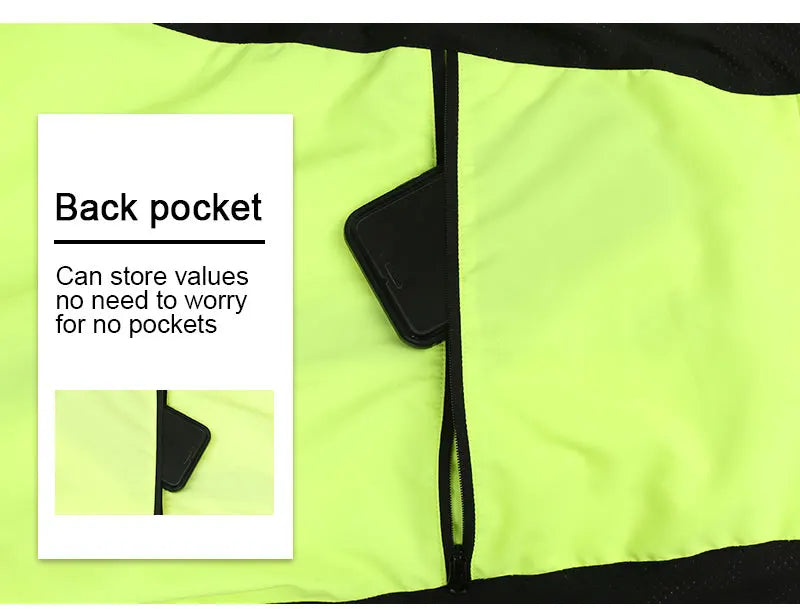 X-TIGER Cycling Vest Sleeveless Bicycle Reflective Windproof Uitra-Light Sun Protection Mountaineering Jacket Cycling Sportswear