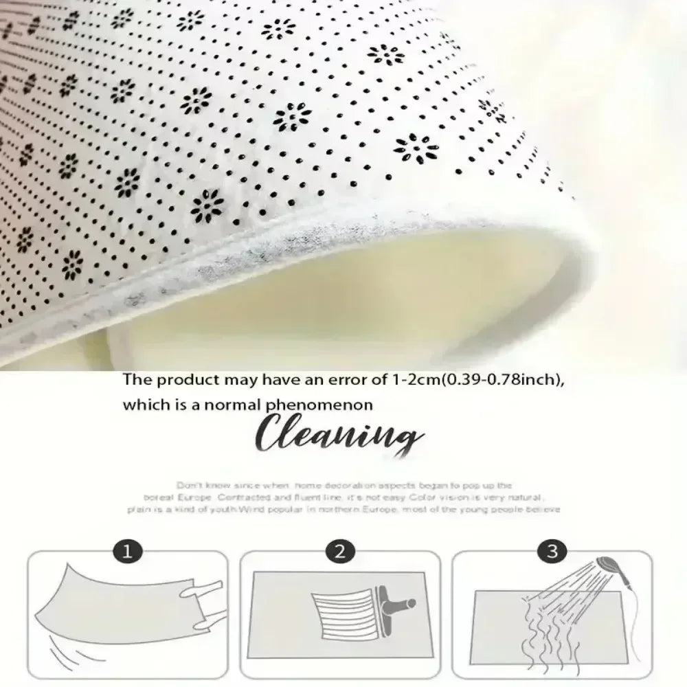 MINISO Christmas Themed Pikachu Circular Carpet Kawaii Rug Children's Anti Slip Mat Christmas Decoration Christmas Gift