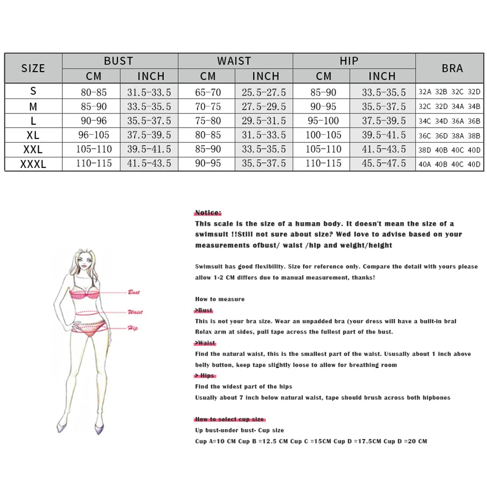 2024 New High Waist Bikinis Sexy Women Swimsuits Female Swimwear Push Up Bikini Set Brazilian biquini Swimming Suit Beachwear