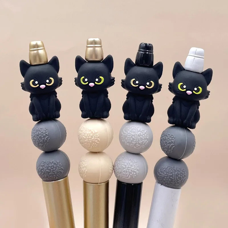 20pcs Halloween 3D Silicone Beads Stereo Ghost Shape For Jewelry Making DIY Pen KeyChain Necklace Accessories Silicone Beads
