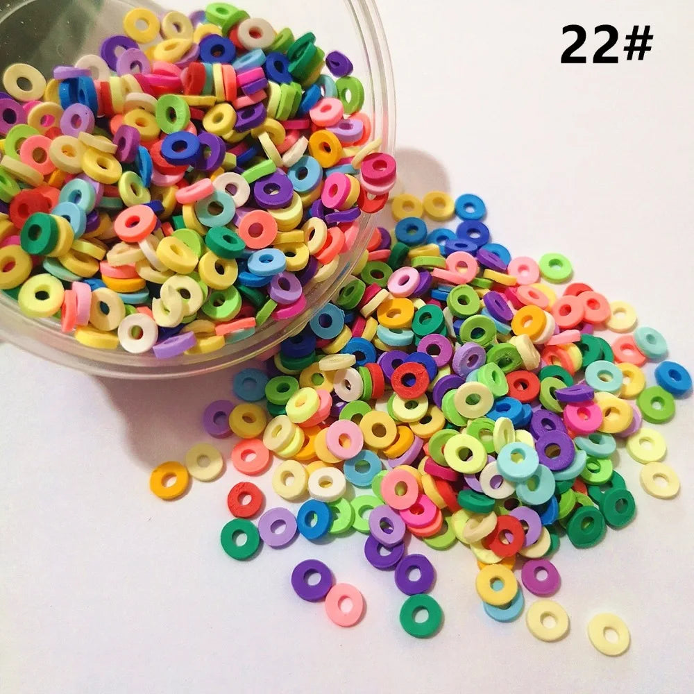 100g DIY Polymer Clay Fake Candy Sweets Sugar Sprinkle Decorations for Fake Cake Dessert Simulation Food Dollhouse Gifts