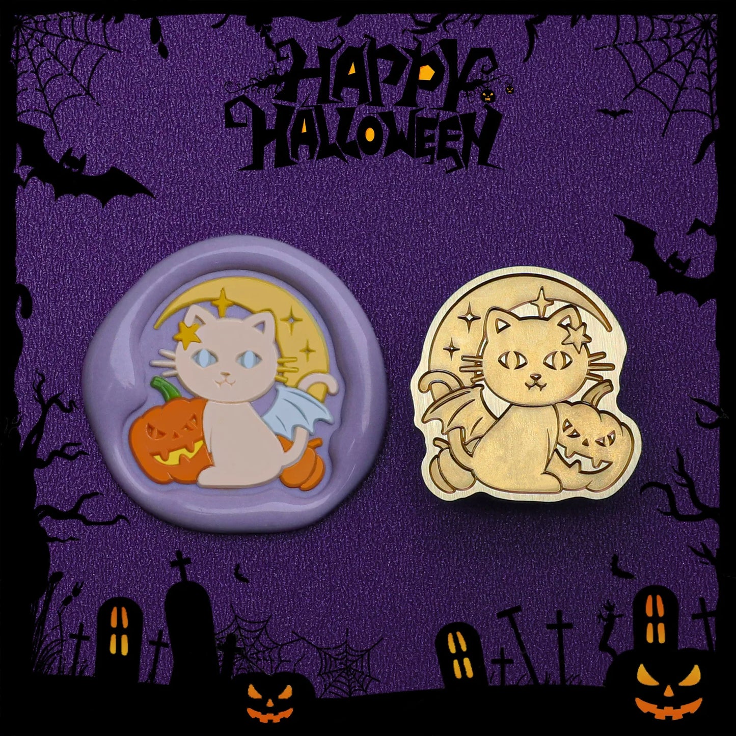 Wax Seal Stamp Halloween A Copper Head For Christmas Gift DIY Scrapbooking & Stamping Cards Envelopes Card Making Supplies