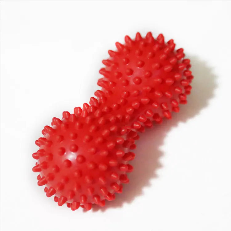 Foot Massage Roller Peanut Double Lacrosse Spiky Ball Myofascial Balls for Plantar Fasciitis Mobility Back Foot Arch Pain Relief