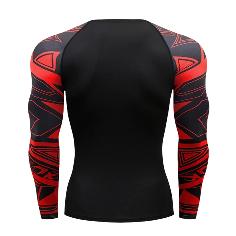 Sun Protection Second Skin Breathable Compression Shirt Men Rashguard Jiu Jitsu Fitness Gym Running Outdoors Sports T-Shirts Men