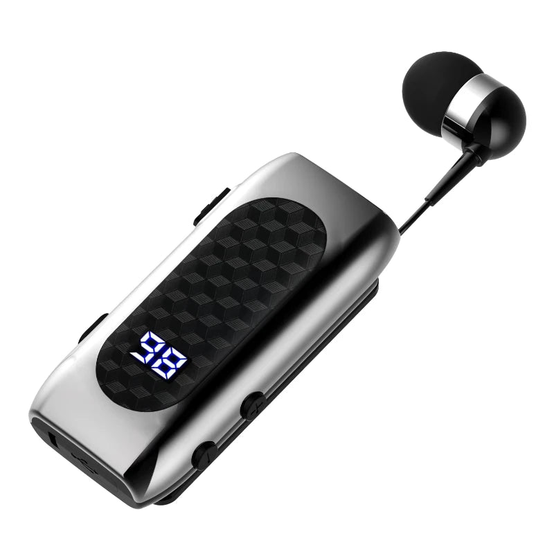 Bluetooth V5.2 Wireless Earbuds Clip On Earphone Business Headphone In-Ear Vibrating Alert