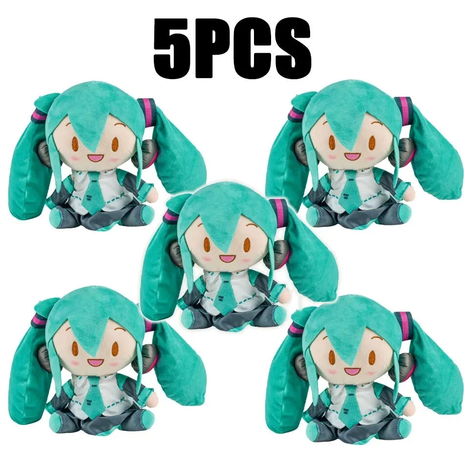 NEW 20/25cm Japanese Anime Plush Stuffed Toy Hatsune Miku Plush Doll Soft Pillow Future Doll Cute Christmas Gift For Children