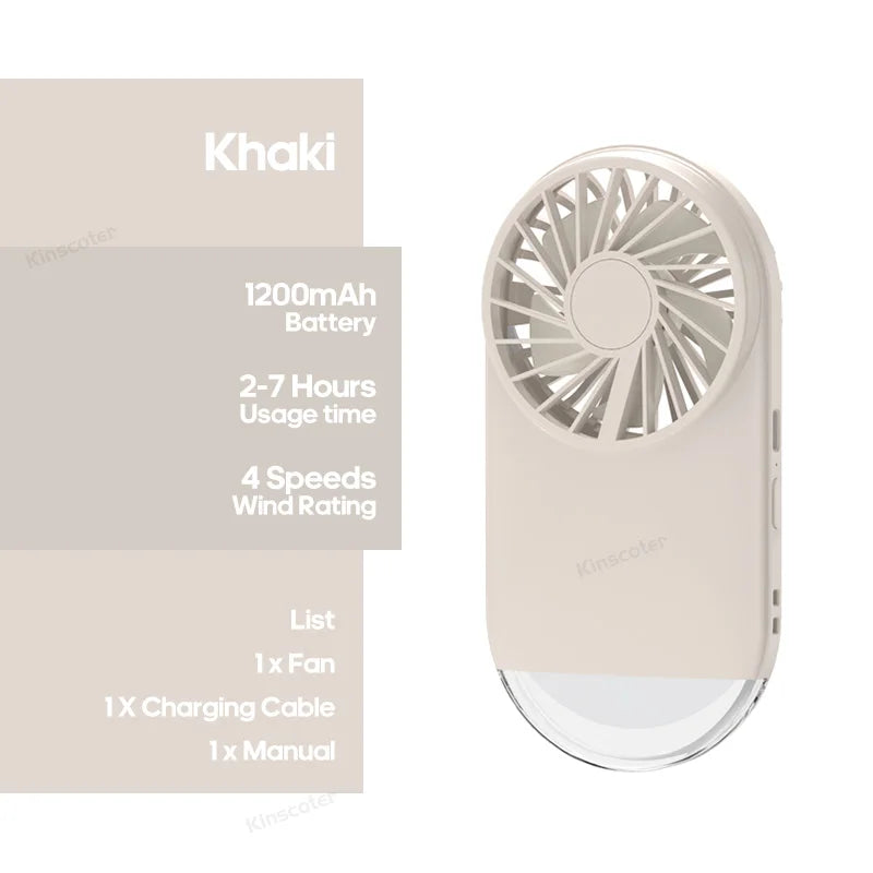 Pockets Mini Portable Fans Handheld USB Rechargeable Hand Fan Mini Desktop Air Cooler Outdoor Fan Cooling Travel Ventilation