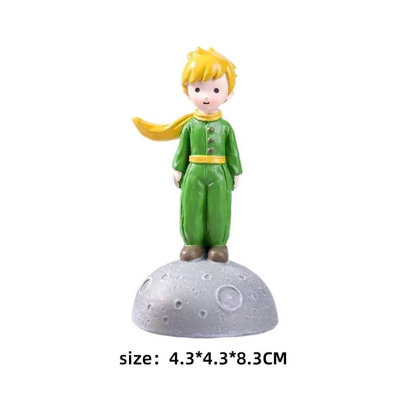 Home Decoration DIY Resin Crafts Little Prince Home Desk Small Ornaments Children's Birthday Christmas Gift Ornaments Decoration
