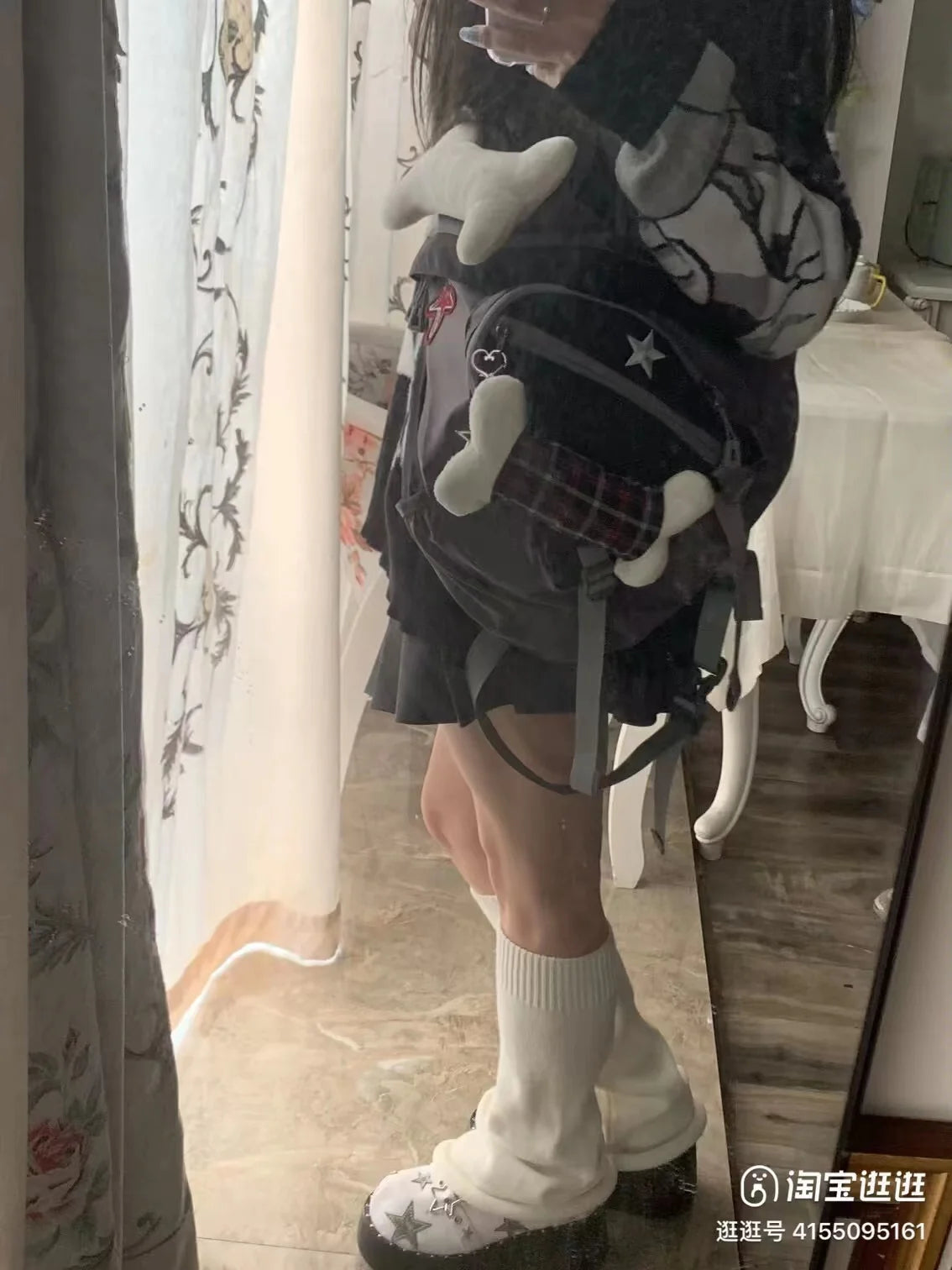 JIAERDI Y2k Grunge Crossbody Bags Women Gothic Star Patchwork Chic Casual Handbags Ladies Harajuku Aesthetic Messenger Bag 2023