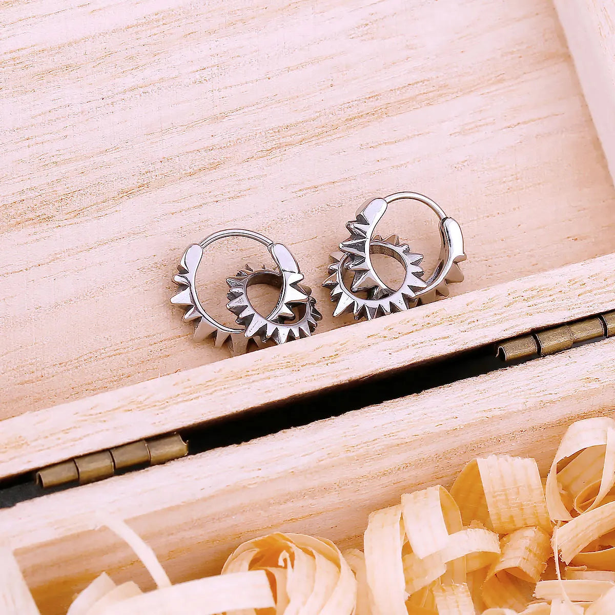 Gothic Tiny Spikes Punk Hip Hop Earrings Men Women Personality Never Fade Stainless Steel Earring Biker Party Club Jewelry