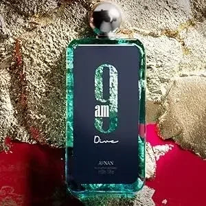 Afnan 9 PM For Men Eau De Parfum, 3.4 Fl. Oz Pheromone men's cologne, long-lasting fragrance, Christmas gift