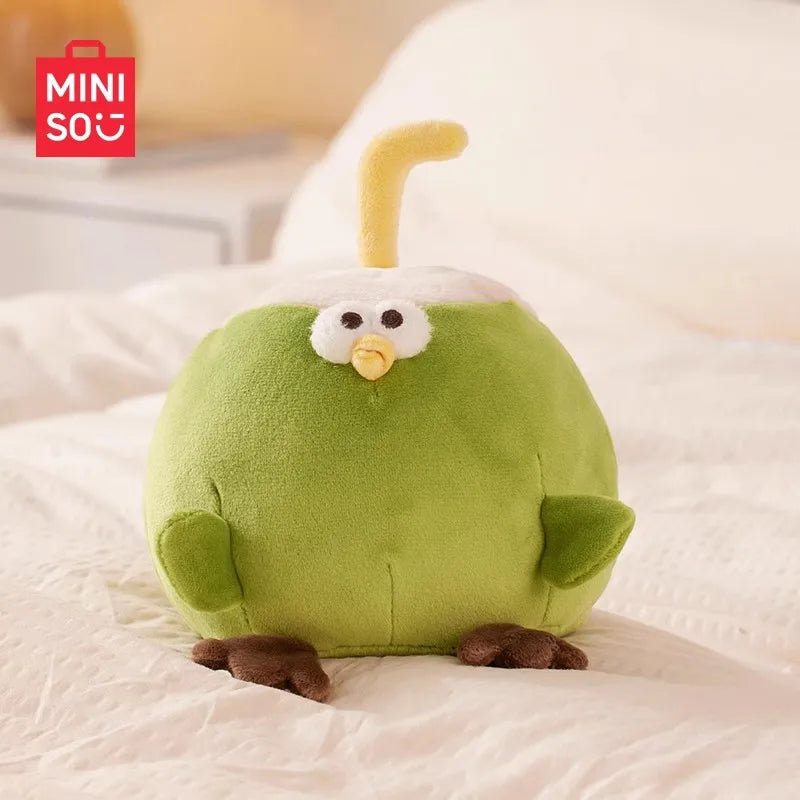 MINISO DunDun Chicken Plush Toys Cute Creative Vegetables and Fruits Soft Stuffed Doll Children's Birthday Christmas Gift