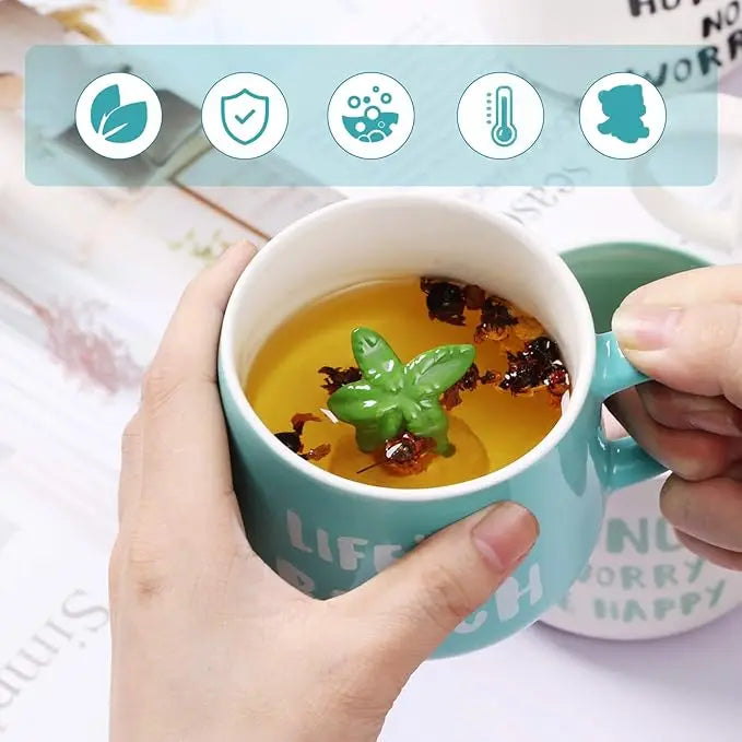 Cute Cartoon Coffee Figurine Mugs with Animal Inside, Ceramic 3D, Uincorn, Love Novelty Cup, Christmas Gift for Friends, Kids