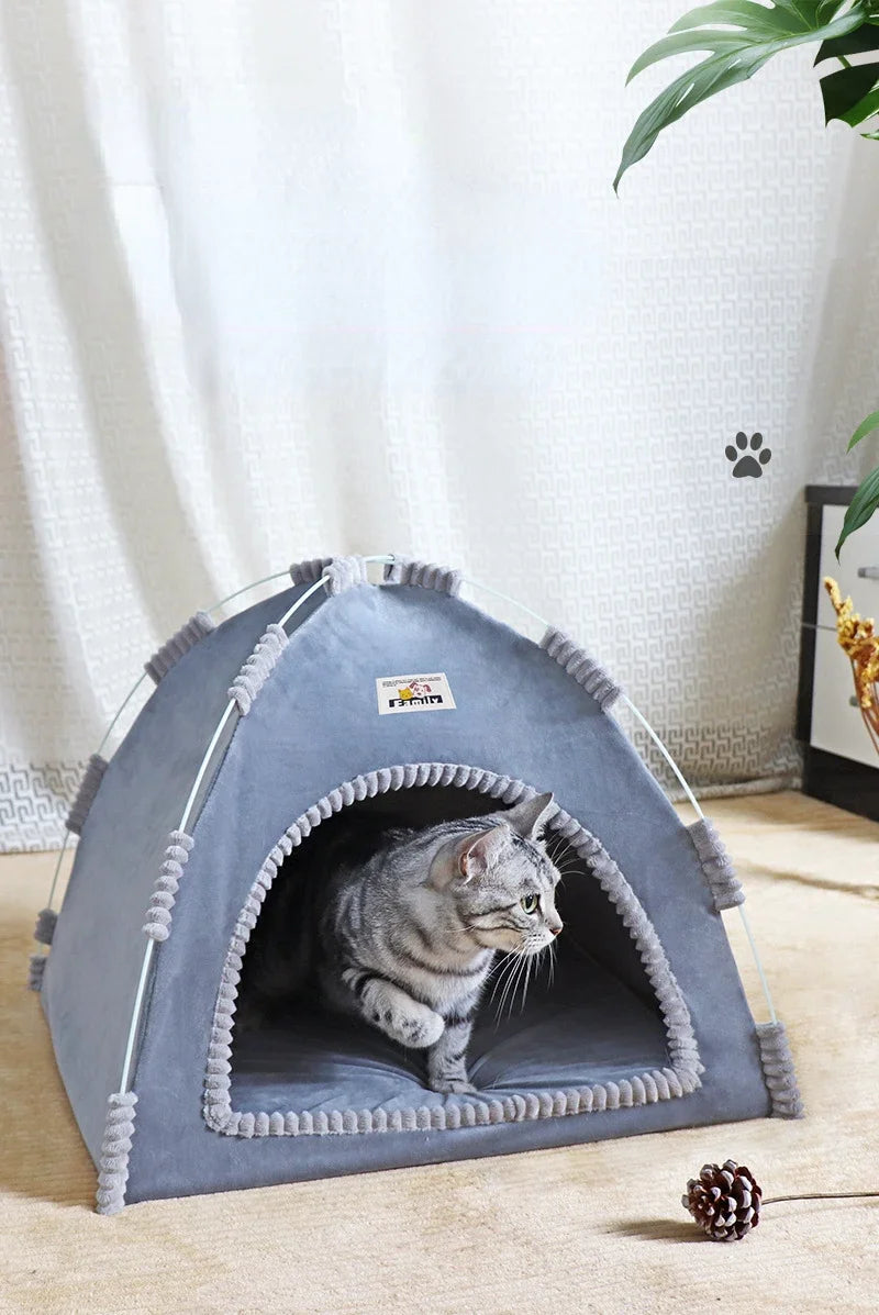 Pet Cat Tent Cave Hut Cat Sleep House For Kitten Puppy Playpen Cage Basket Cat Nesk Kennel Small Dog House Bed Chihuahua