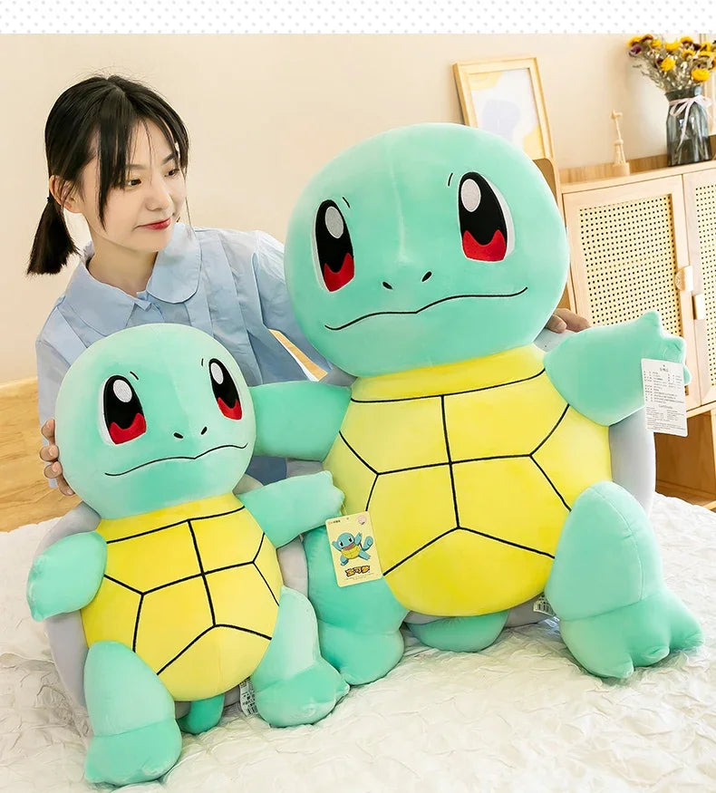 45cm Squirtle Plush Doll Big Size Pokemon Plush Toys Kawaii Stuffed Toys Cute Turtle Pillow Christmas Gift Toys for Boys Girls