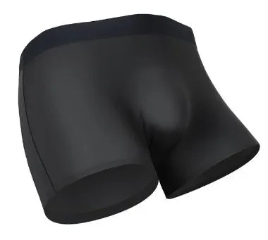 Mens Total Support Pouch Boxers Briefs Light Weight Silky Cooling Moisture Wicking Underwear Soft Elastic Waistband Underpants
