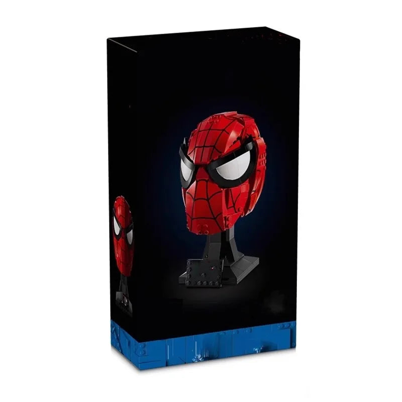 Venom Building Blocks Spiderman Ironman Darth Vader Head Assembly Marvel Super Heroes 3D Model Mini Brick Toy For Christmas Gift