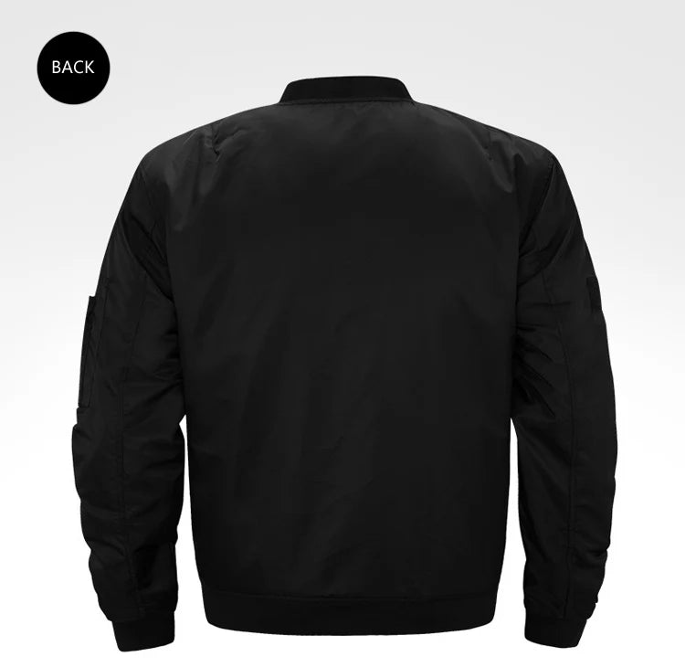 US Big Size Jacket Men Autumn Winter Padded Parka Thick Zipper Coat Fashion Mens Outwear Warm Male Overcoat Waterproof Plus Size