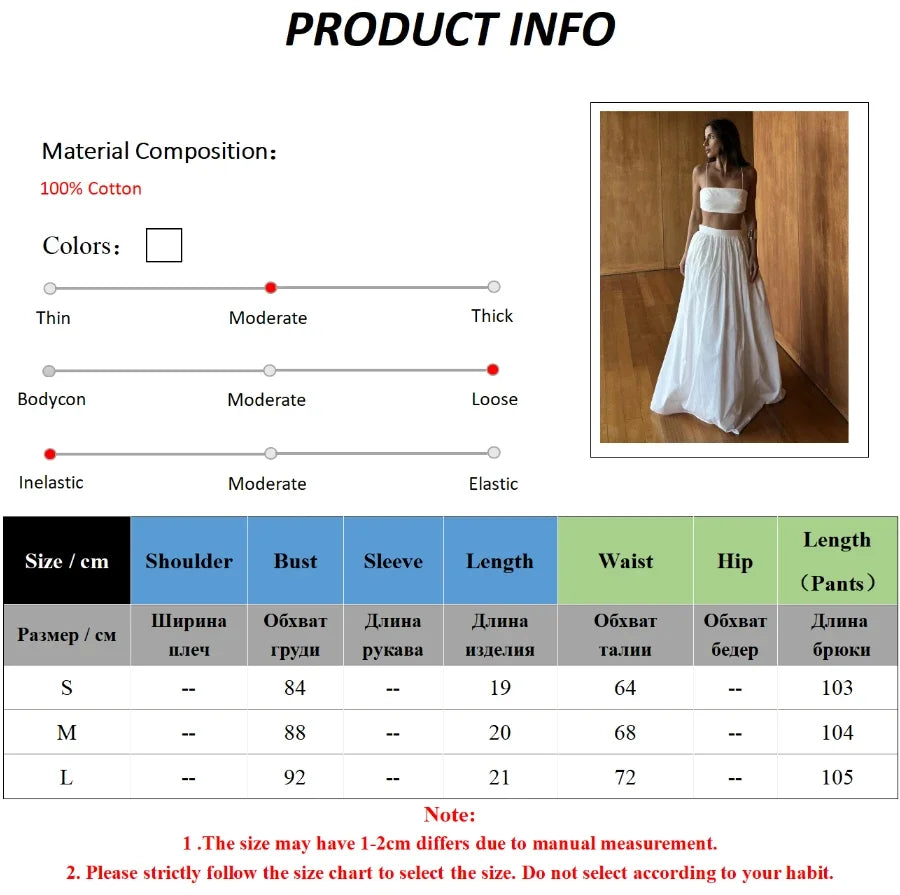 Wolfeel 100% Cotton Suspender Underwear Half Long Skirt Set Summer Beach Style Sexy Stylish Underwear Skirt Set Women's Clothing
