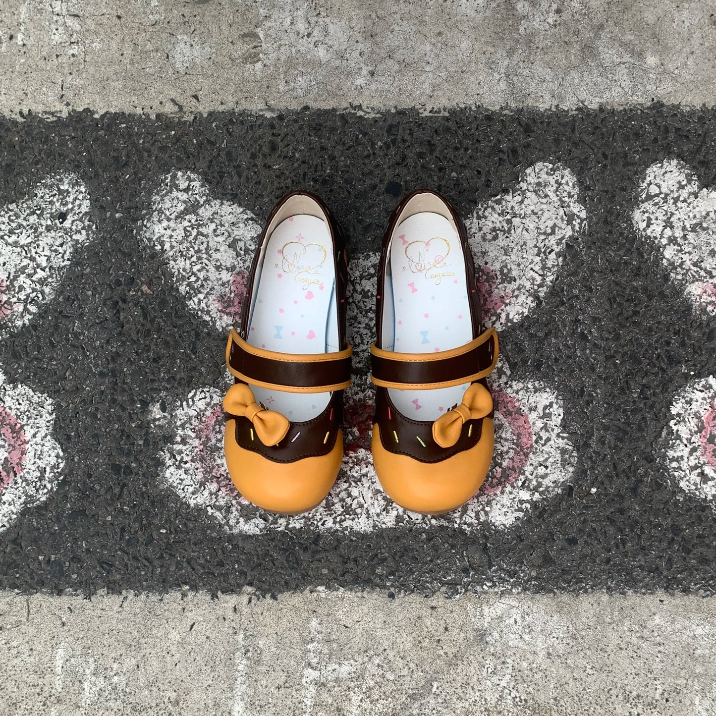 Flat-bottomed Kawaii Leather Shoes Original Design Girls Cute Mary Jane Round Head Shoes Spring and Autumn Lolita Flat Shoes