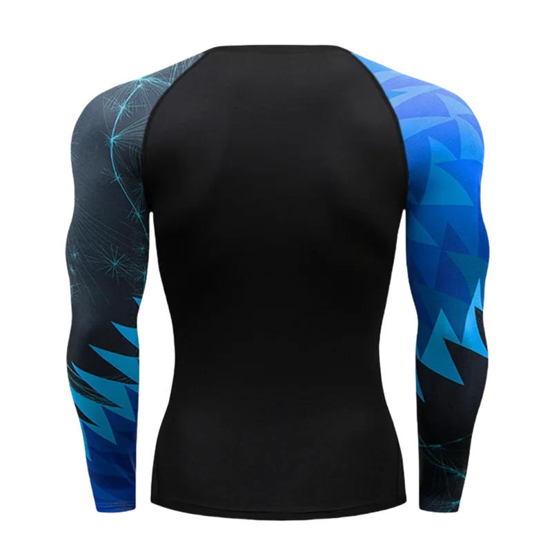Sun Protection Second Skin Breathable Compression Shirt Men Rashguard Jiu Jitsu Fitness Gym Running Outdoors Sports T-Shirts Men