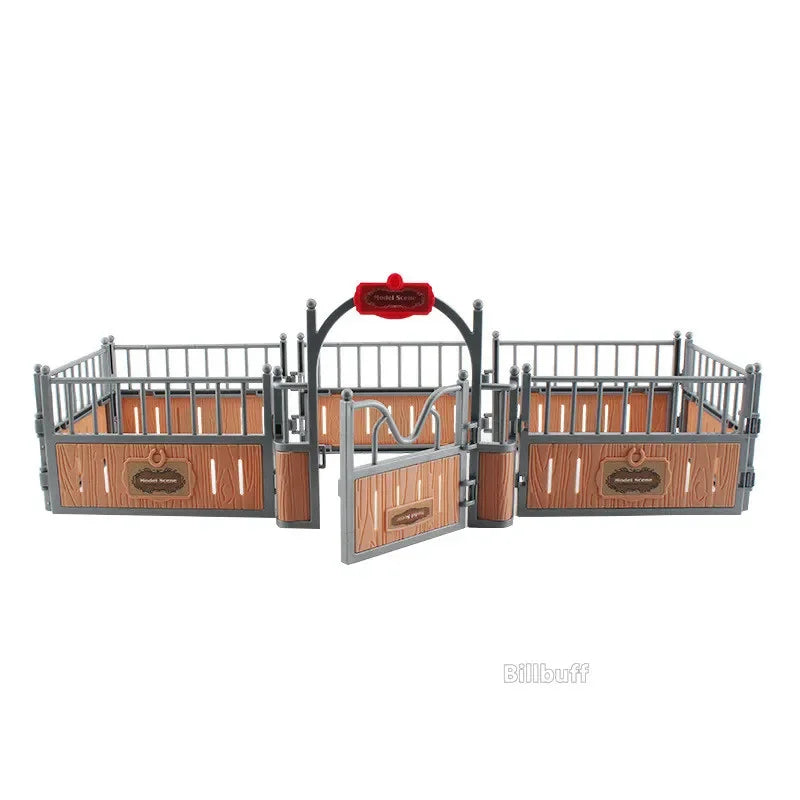 DIY Horse Race Model Horseman Farm Animal Figurines Action Ma Chang takes a shower Emulation Toys for Children Christmas Gift