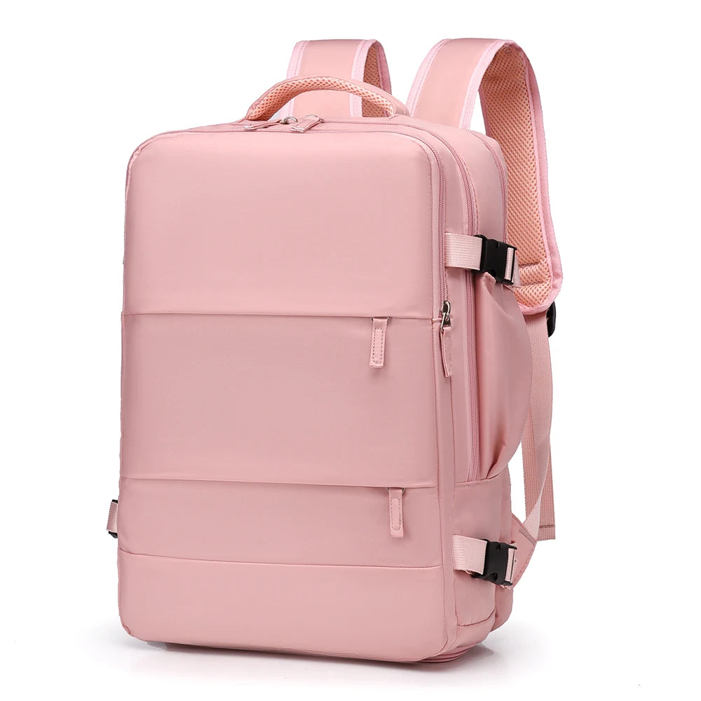 Large Capacity Men's And Women's Travel Shoulder Bag, Unisex Style Business Backpack, Independent Shoe Compartment, Travel